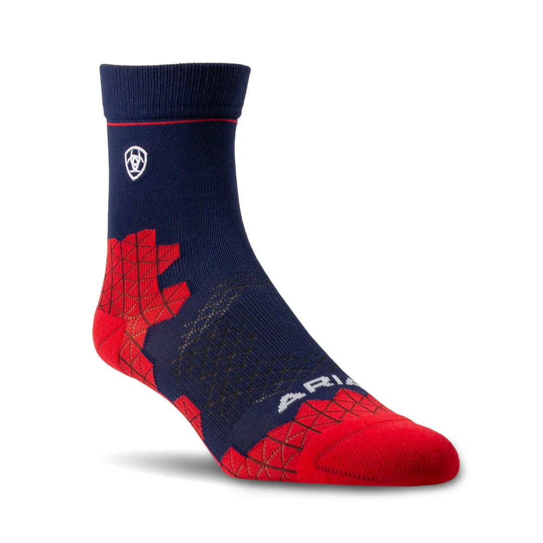 Ariat - Unisex AriatTEK Devon Performance Paddock Socks Red