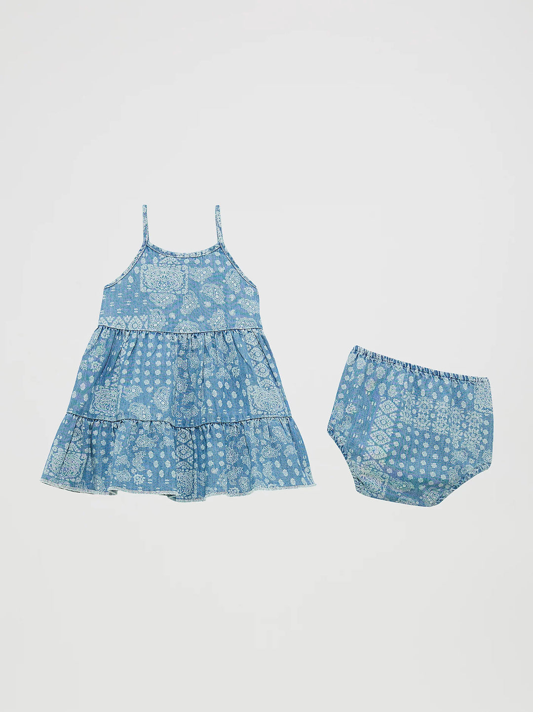 Wrangler - Girls Bandana Tank Tiered Dress