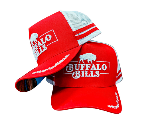 BBWS - QLD 3D Logo Red/White Trucker Cap