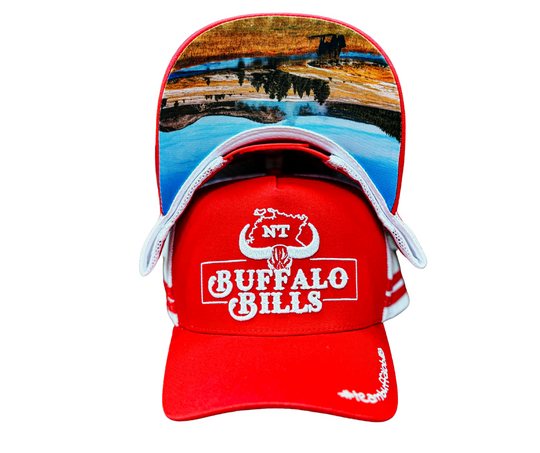 BBWS - NT 3D Logo Red/White Trucker Cap