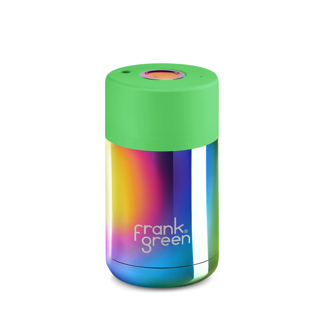 Frank Green - 10oz Original Reusable Cup Rainbow Neon Green