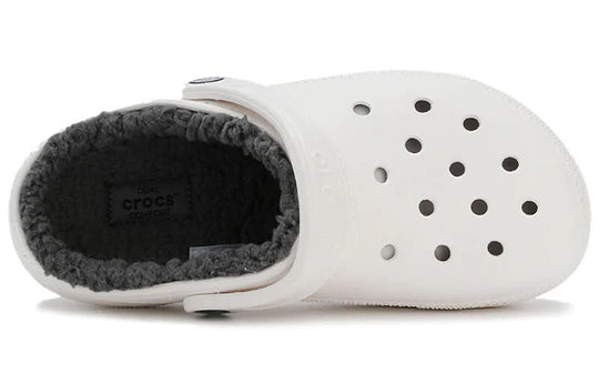 Crocs - Unisex Classic Clog Lined Grey/White