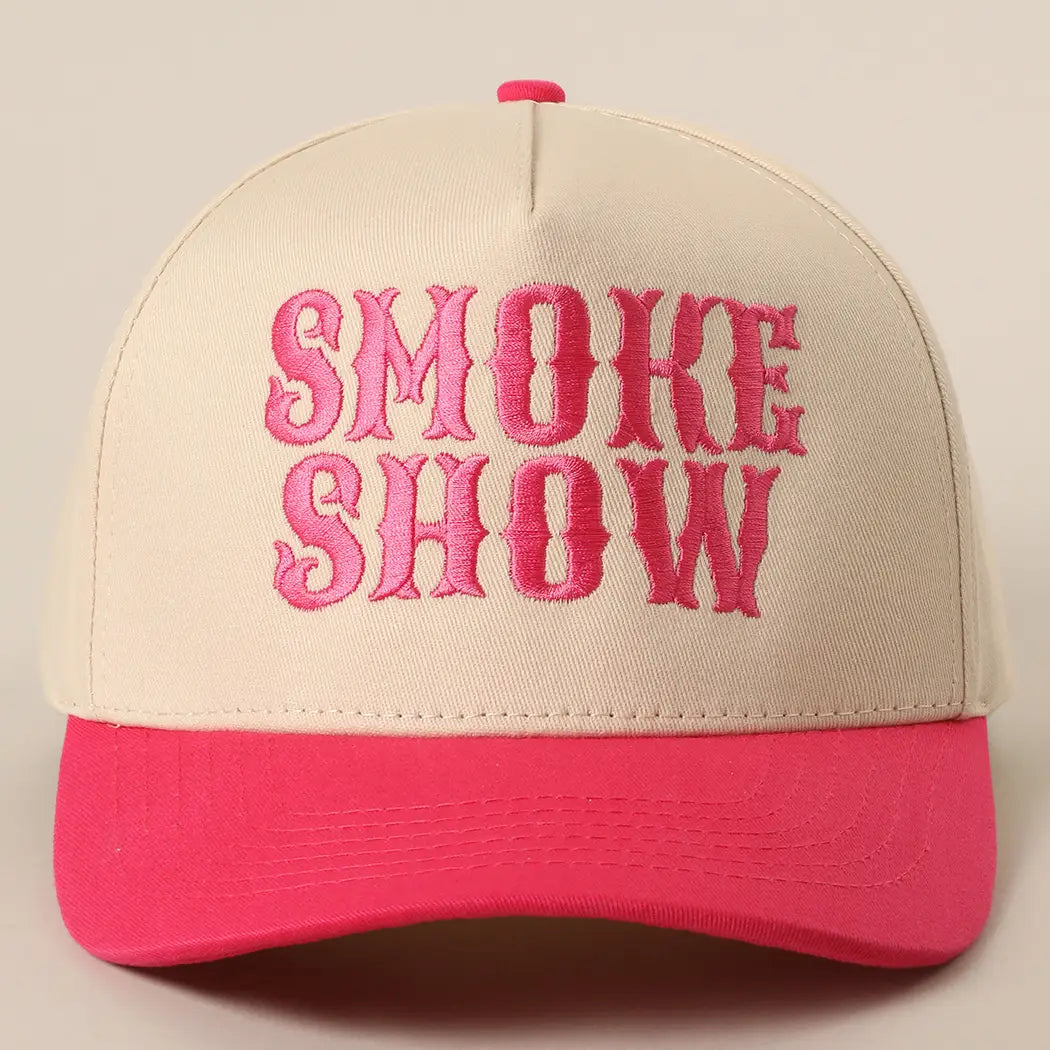Buffalo Belle - Smoke Show Hot Pink Cap
