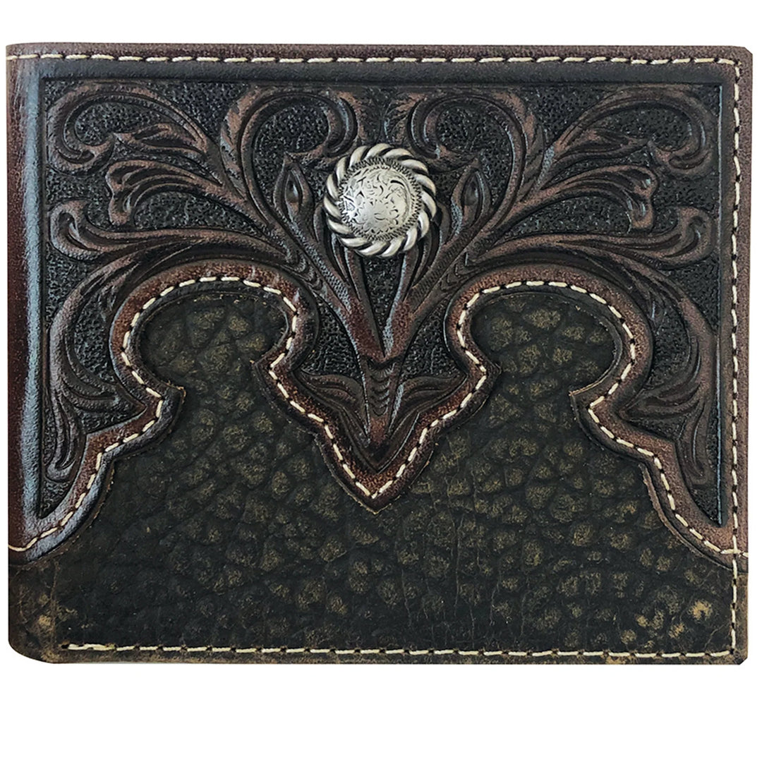 Roper - Mens Wallet Yoke Brown BiFold