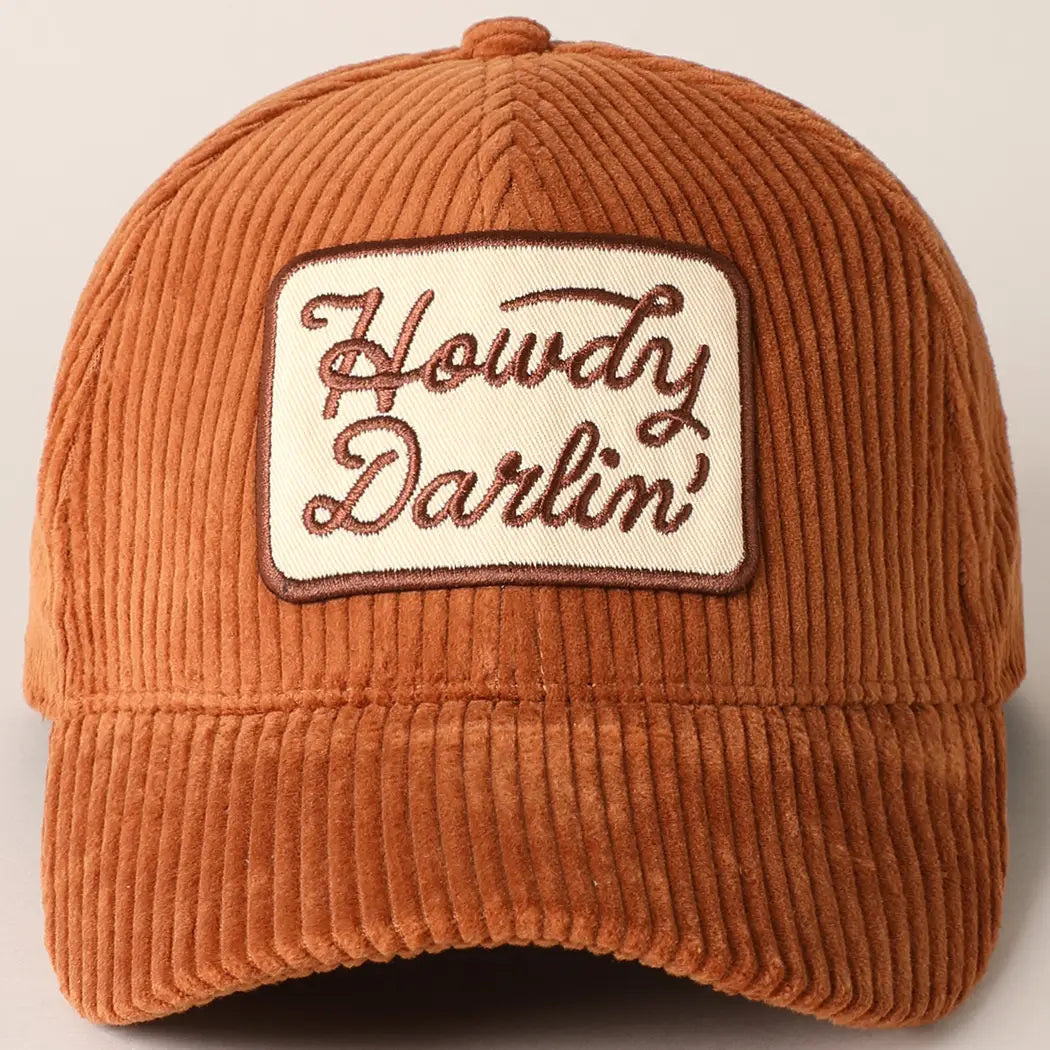 Buffalo Belle - Howdy Darlin' Corduroy Brown Cap