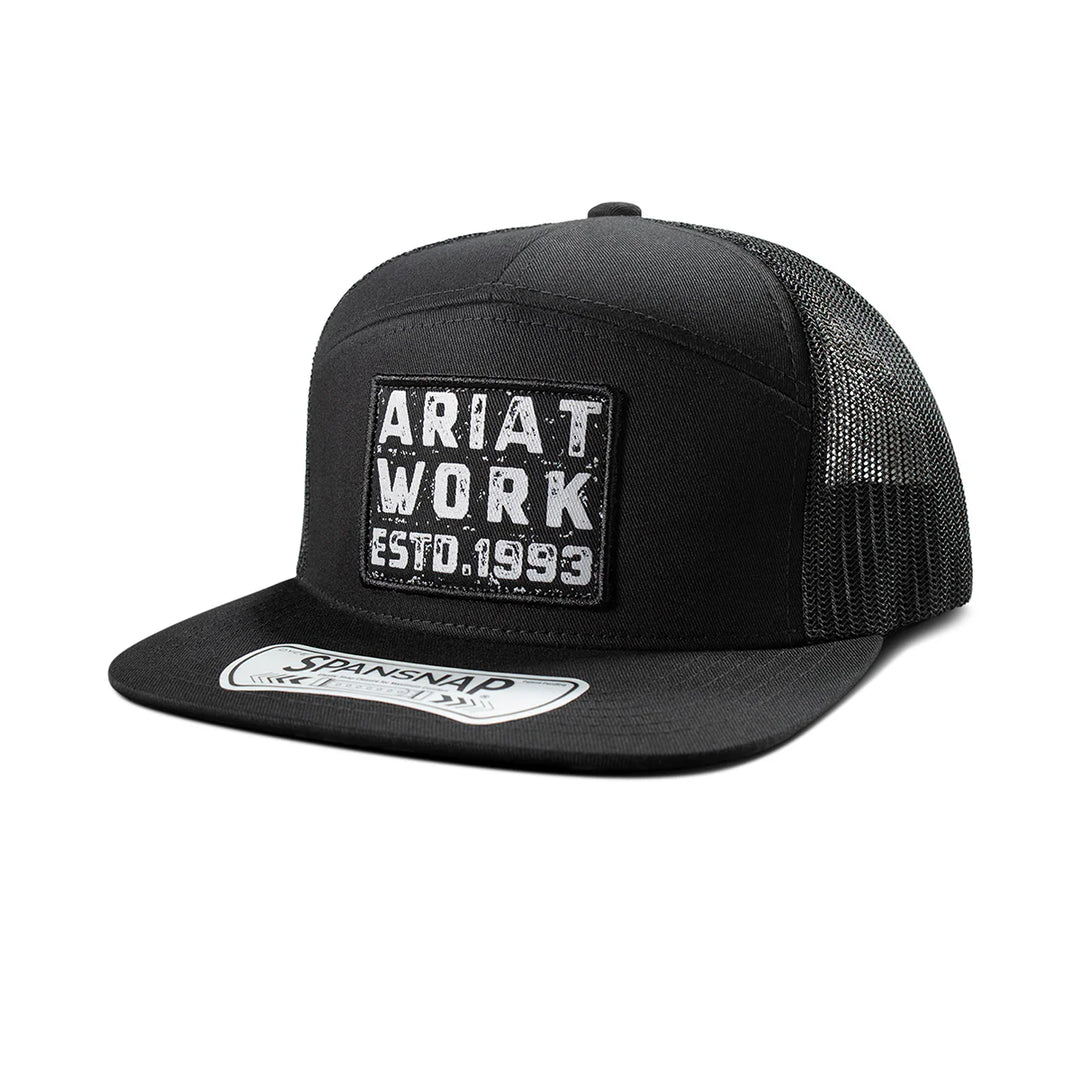 Ariat - Snap Back 7 Panel Patch Cap