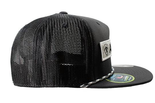 Ariat - Desert Patch Mesh Black Snap Cap
