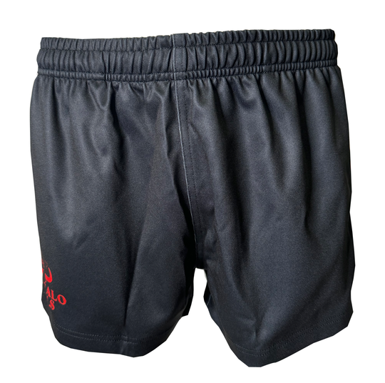 BBWS - Mens Black/Ochre Footy Shorts