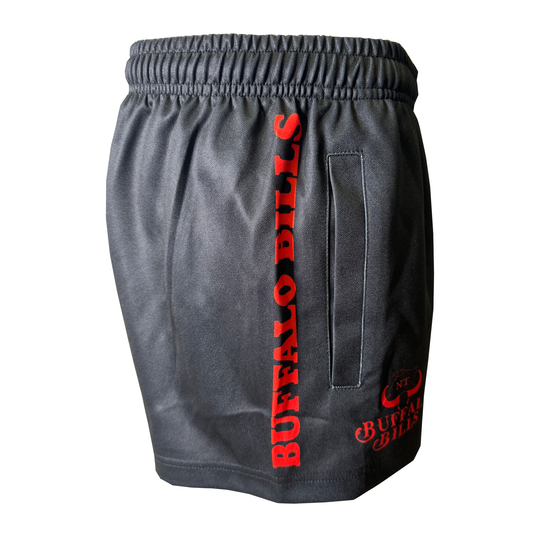 BBWS - Mens Black/Ochre Footy Shorts