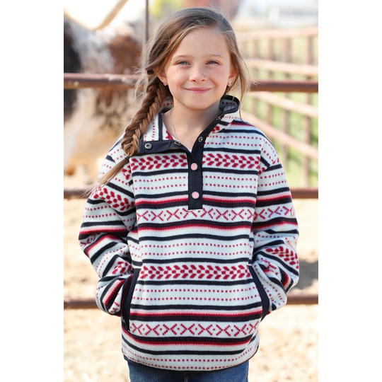 Cruel Girl - Girl Lt Blue Fleece Pullover