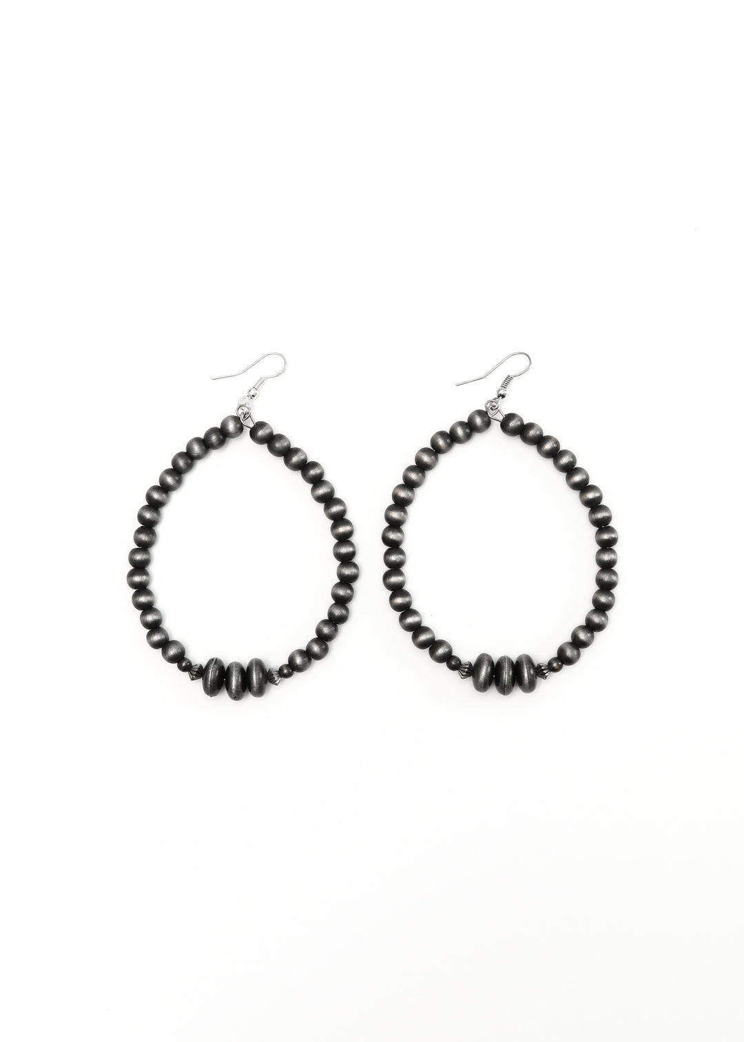 West & Co - Navajo Pearl Hoop Earrings