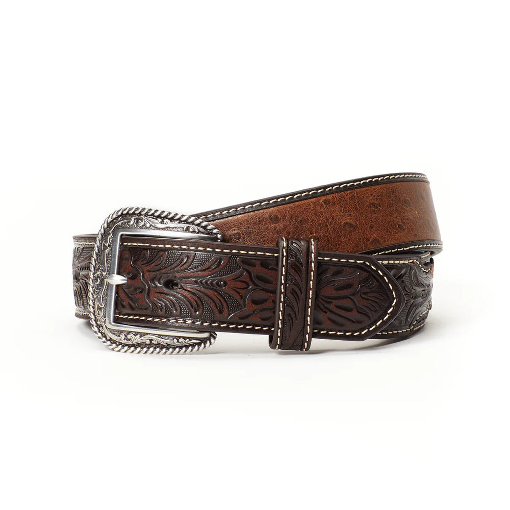 Ariat - Mens Two Tone Ostrich Belt