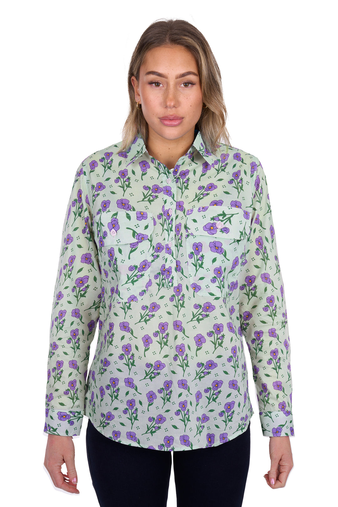 Hardslog - Womens Mint Lynn Shirt