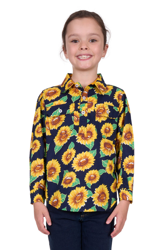 Hardslog - Girls Ally Sunflower Work Shirt