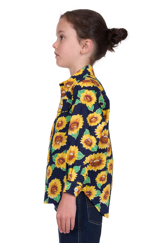 Hardslog - Girls Ally Sunflower Work Shirt