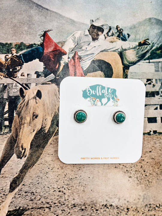 Buffalo Belle - Guthrie Genuine Turquoise Studs
