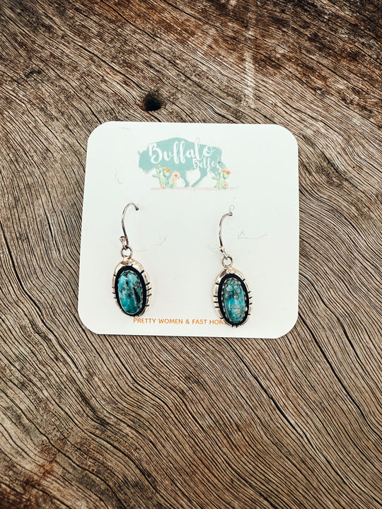 Buffalo Belle - Sierra Genuine Turquoise Dangle Earrings