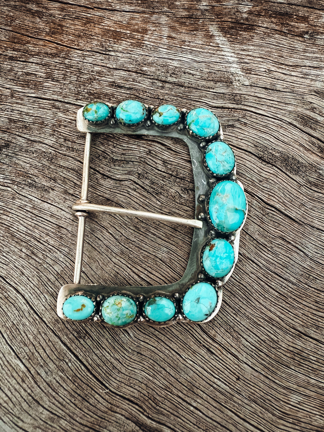 Buffalo Belle - Saguaro Turquoise Belt Buckle