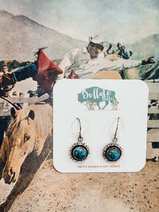 Buffalo Belle - Phoenix Genuine Turquoise Dangle Earrings