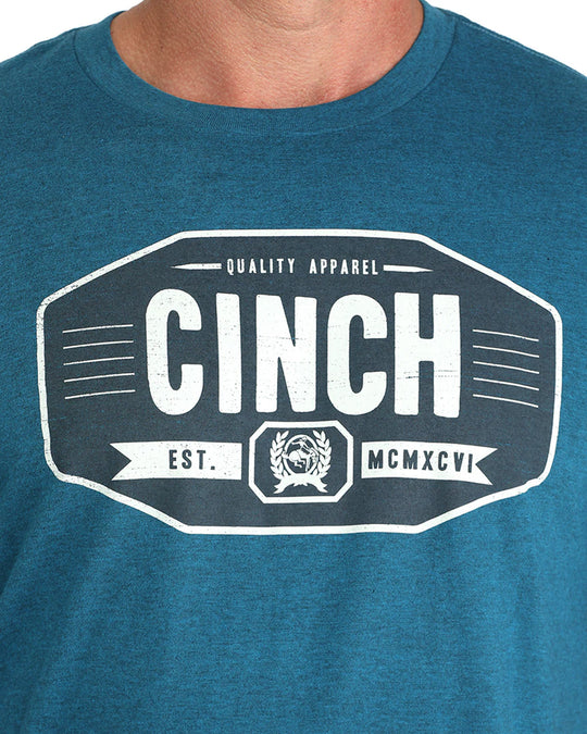 Cinch - Mens Tom Teal Tee