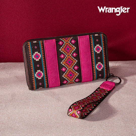 Wrangler - Southwestern Large Wallet Hot Pink