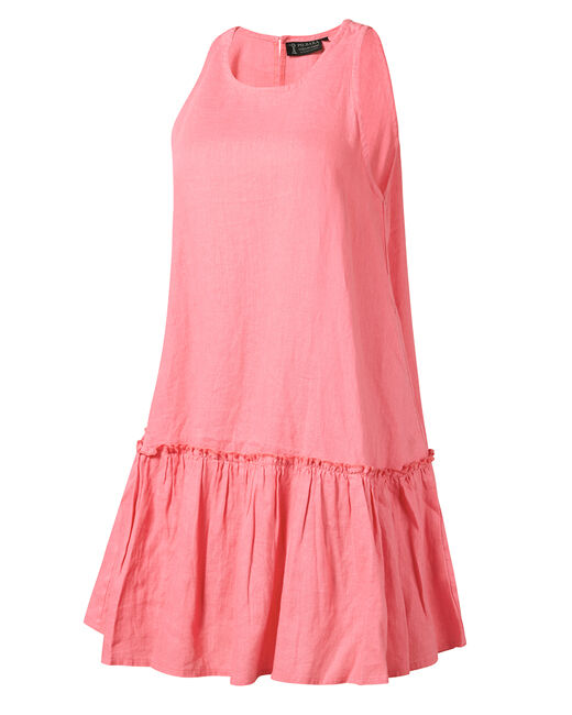 Ritemate - Womens Emma Linen Lipstick Sun Dress