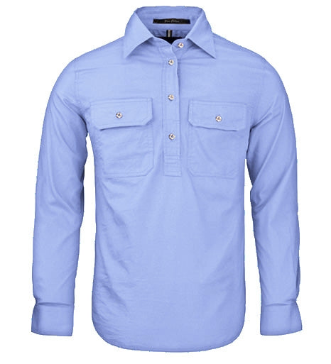 Ritemate - Womens Pale Blue Pilbara Work Shirt