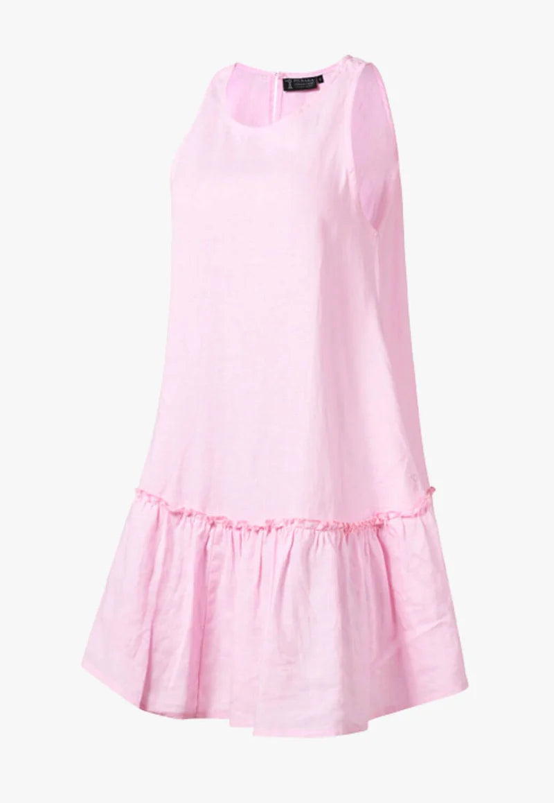 Ritemate - Womens Emma Linen Blush Sun Dress