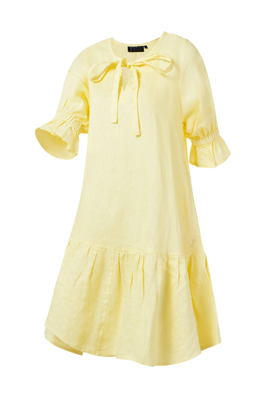 Ritemate - Womens Tilly Linen 3/4 Sleeve Daisy Dress