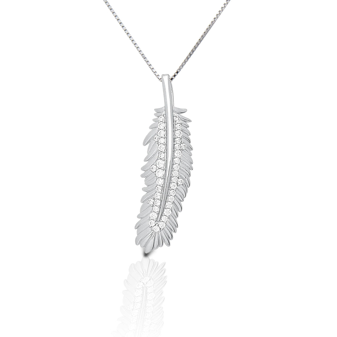 Kelly Herd - Shimmering Feather Necklace