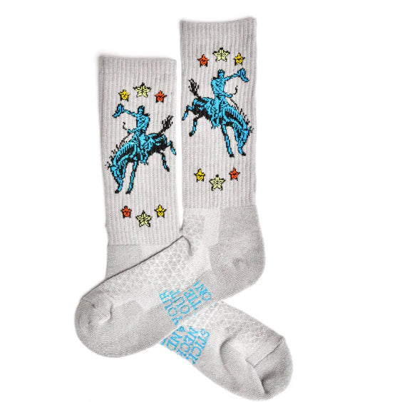 Lucky Chuck - Long Live Grey Performance Socks