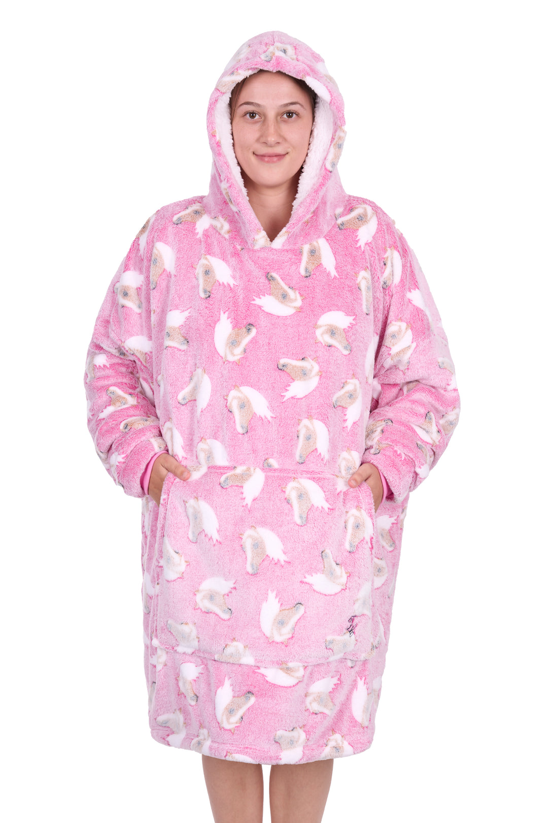 Thomas Cook - Adults Pink Horse Snuggle Hoodie