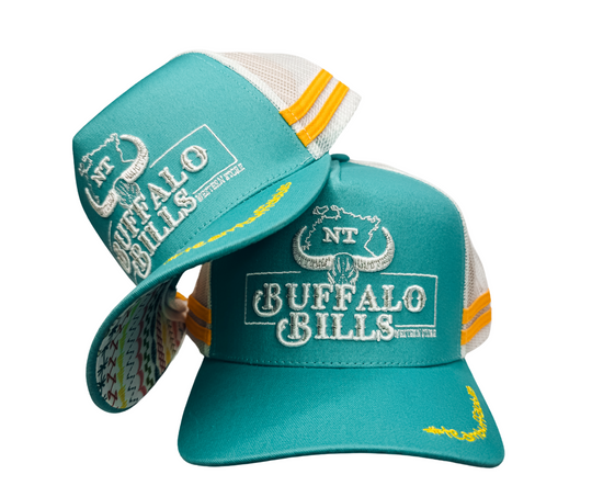 BBWS - NT 3D Logo Turquoise Trucker Cap