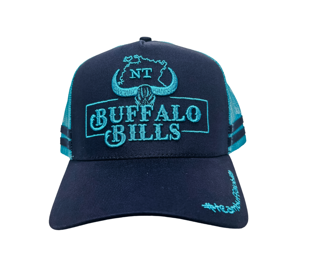 BBWS - NT 3D Logo Navy/Turquoise Trucker Cap
