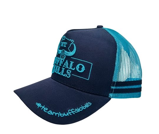 BBWS - NT 3D Logo Navy/Turquoise Trucker Cap