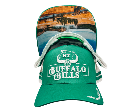 BBWS - NT 3D Logo Green/White Trucker Cap