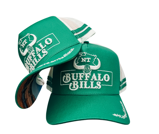 BBWS - NT 3D Logo Green/White Trucker Cap