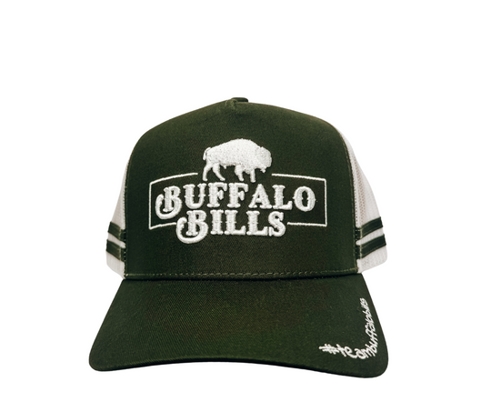 BBWS - QLD 3D Logo Olive/White Trucker Cap