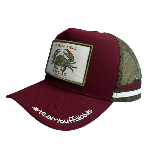 BBWS - Mudcrab Maroon NT Trucker Cap