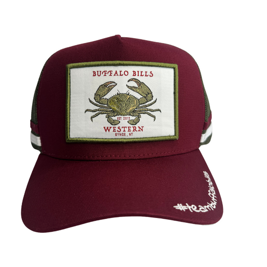 BBWS - Mudcrab Maroon NT Trucker Cap