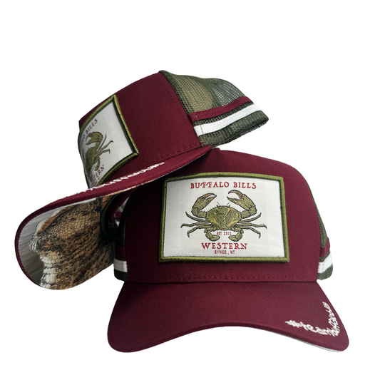 BBWS - Mudcrab Maroon NT Trucker Cap