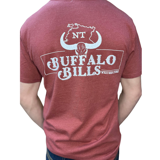 BBWS - Mens NT Logo Tee Brick Marle