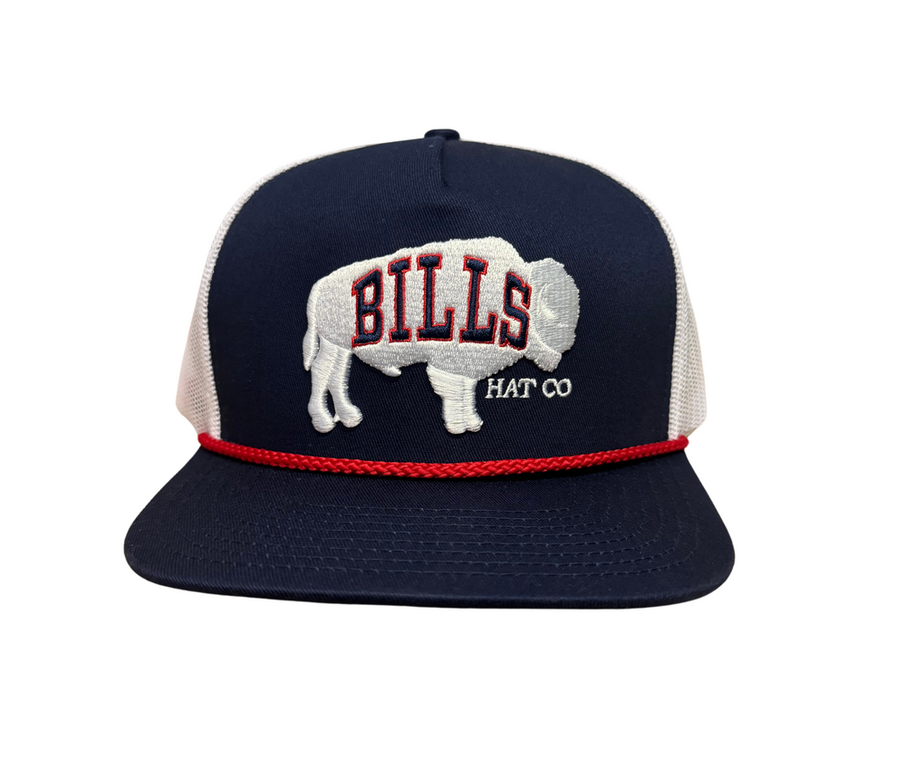 BBWS - Navy Bills Hat Co Flat Cap