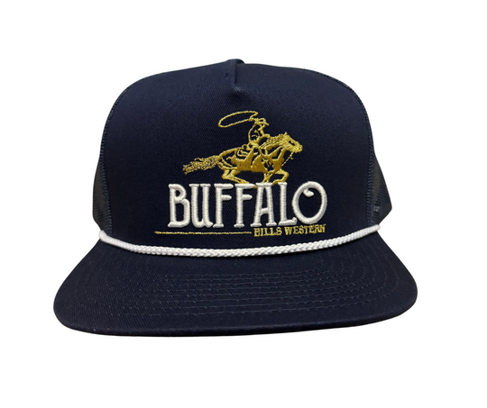 BBWS - Navy Super Looper Flat Cap