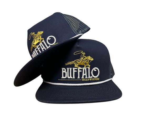 BBWS - Navy Super Looper Flat Cap