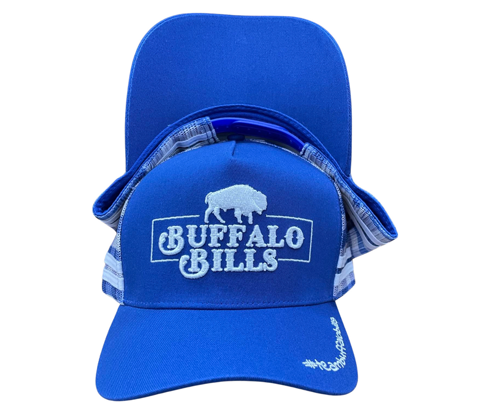 BBWS - Royal Blue Gingham QLD Trucker Cap