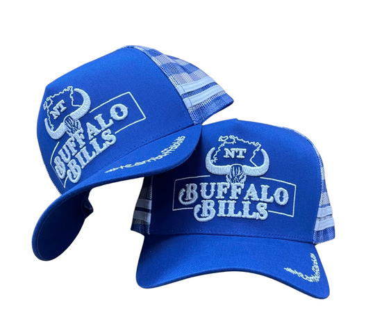 BBWS - Royal Blue Gingham NT Trucker Cap