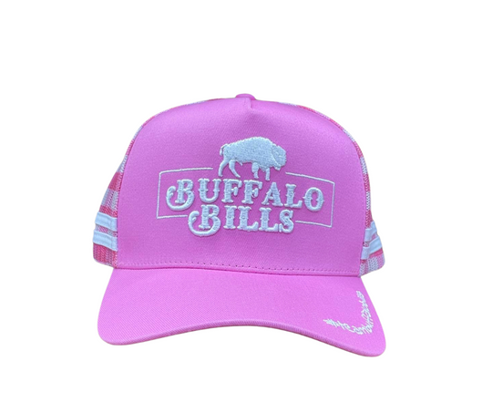 BBWS - Pink Gingham QLD Trucker Cap