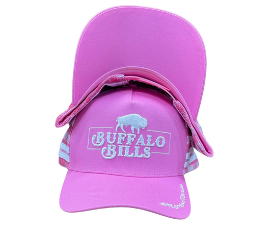 BBWS - Pink Gingham QLD Trucker Cap