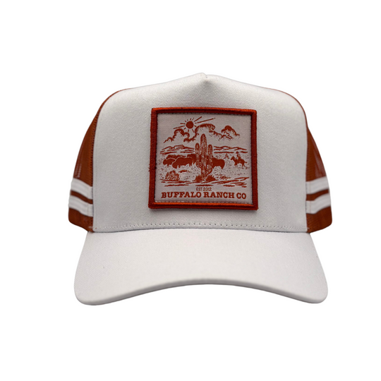 BBWS - White Rust Ranch Co Trucker Cap